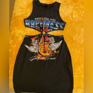 Never worn cutout bodycon dress